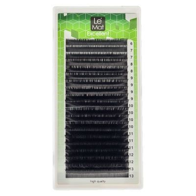 Черные ресницы Le Maitre "Excellent" MIX 20 линий (7-12mm, С, 0,07)