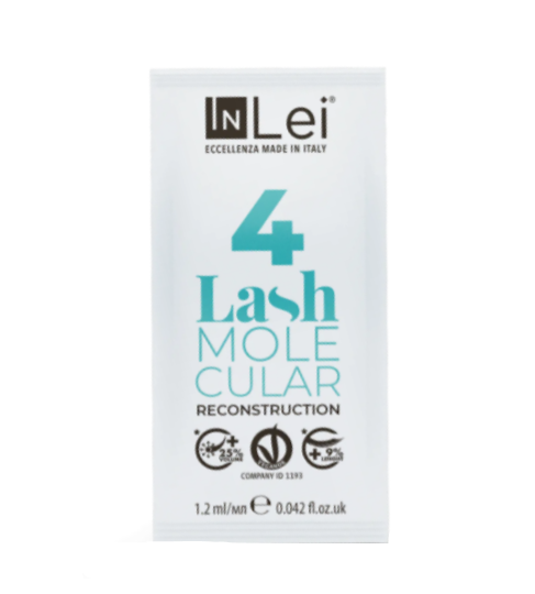 InLei® Молекулярная реконструкция ресниц и бровей "LASH MOLECULAR 4 RECONSTRUCTION" 1,2 мл
