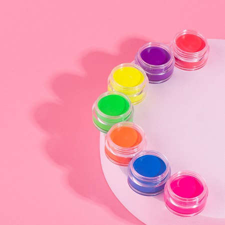 Паста неоновая для бровей NEON PASTE, 5 ГР EVABOND NEW (синяя)