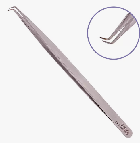 Пинцет SHINE Deluxe ХT slim (японская сталь)