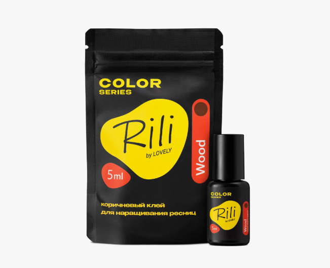 Коричневый клей Rili "Wood", 5 мл