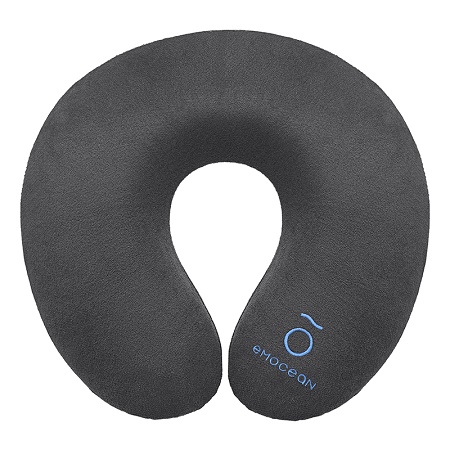 Подушка под шею Neck memory foam (серая)