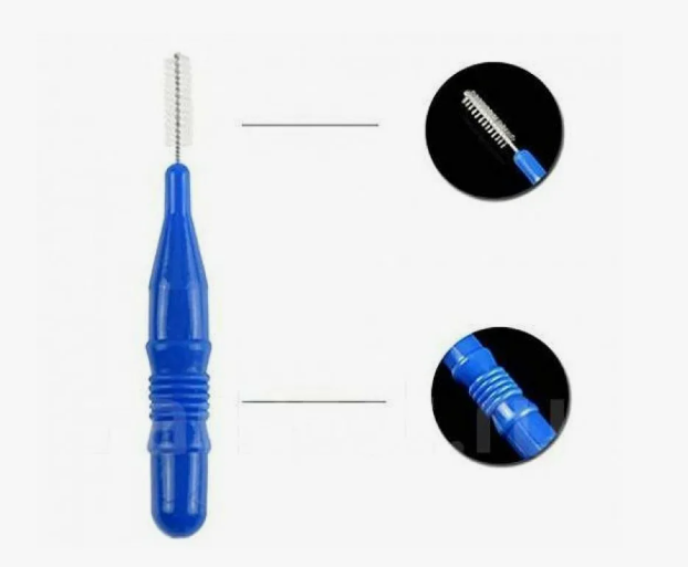 Щеточка бейби-браш, 1 шт (синяя большая) К