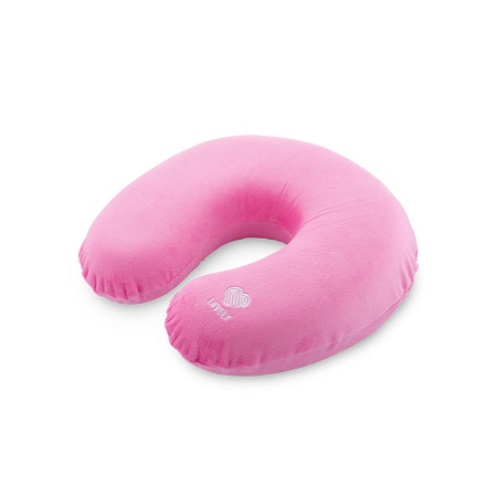 Подушка с эффектом памяти  розовая Lovely