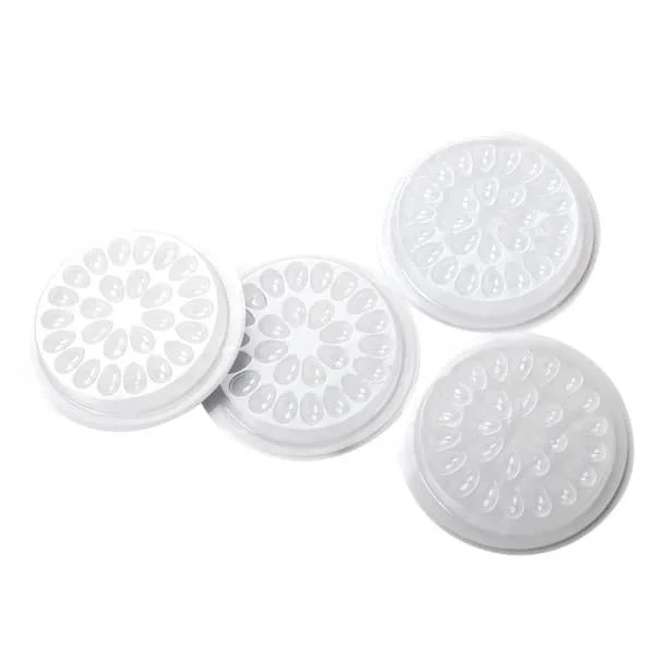 Палетка для смешивания клея с клейкой подложкой белая 25 лунок