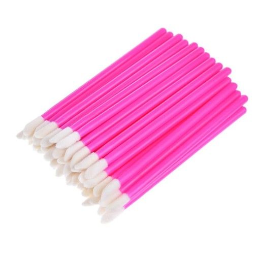 Аппликаторы велюровые для ресниц  Розовые 50 шт.