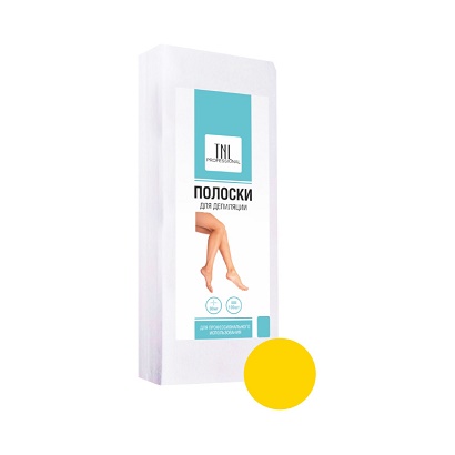 Полоски для депиляции "TNL" 100 шт. желтые