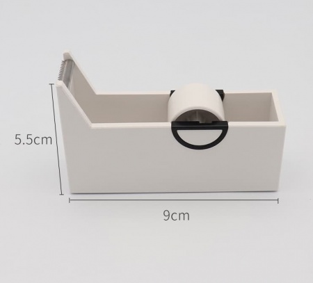 Подставка под скотч с зубчатой кромкой для отрыва белая