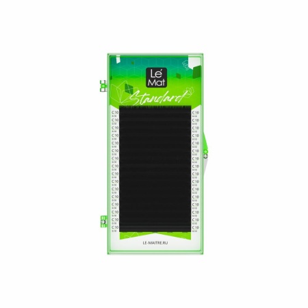 Ресницы черные Le Maitre "Standard" 16 линий (одна длина)