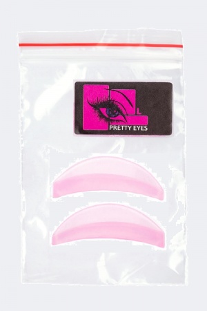 Валики для ламинирования ресниц Pretty Eyes, размер L розовые