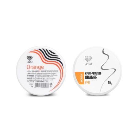 Ремувер кремовый  Lovely с ароматом Апельсина,15 г
