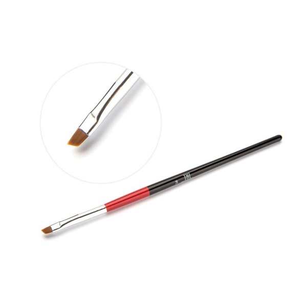 Кисть скошенная TNL №3 для краски и хны