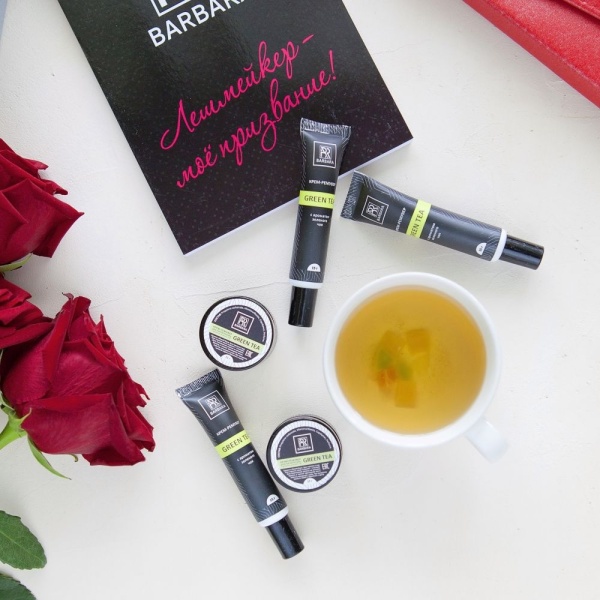 Ремувер кремовый BARBARA с ароматом GREEN TEA 15г