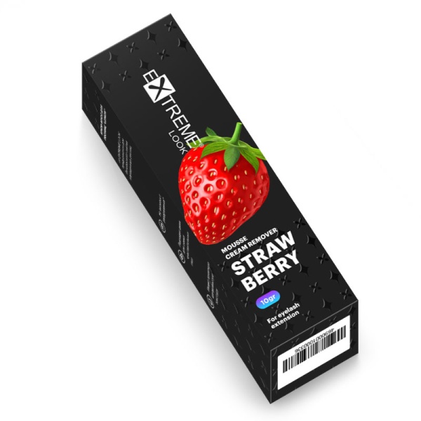 Ремувер кремовый в тубе Extreme Look с ароматом клубники, 10 гр.