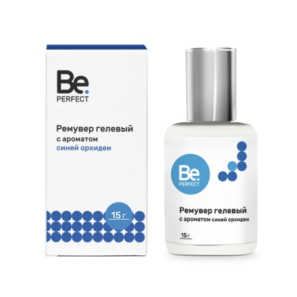 Ремувер гелевый BePerfect с ароматом синей орхидеи 15 гр.