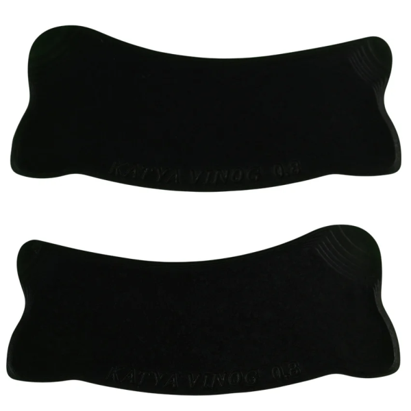 KATYA_VINOG БАНТ - липкие патчи для наращивания ресниц, черные, размер 0,8