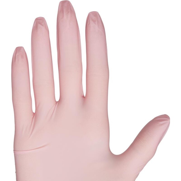 Перчатки Foxy Gloves нитриловые смотровые, цвет Розовый , размер L