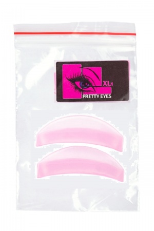 Валики для ламинирования ресниц Pretty Eyes, размер XL1 розовые