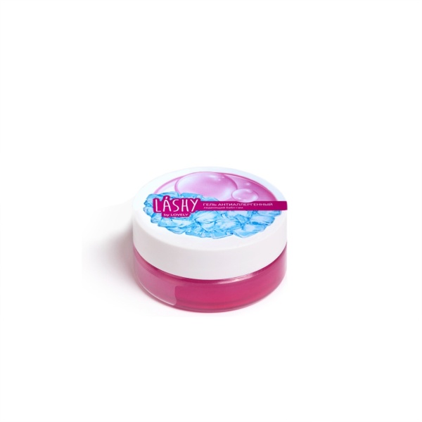 Антиаллергенный гель LASHY с ароматом леденящего бабл-гам, 50 г.