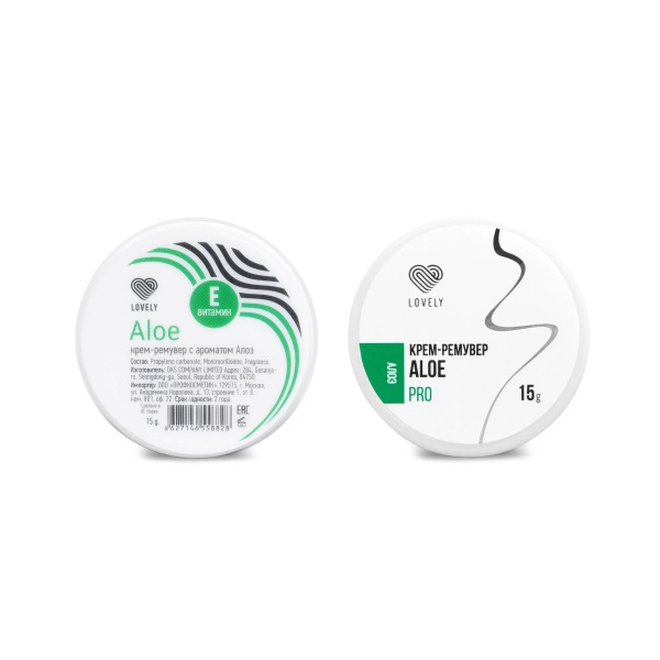 Ремувер кремовый  Lovely с ароматом Алоэ,15g