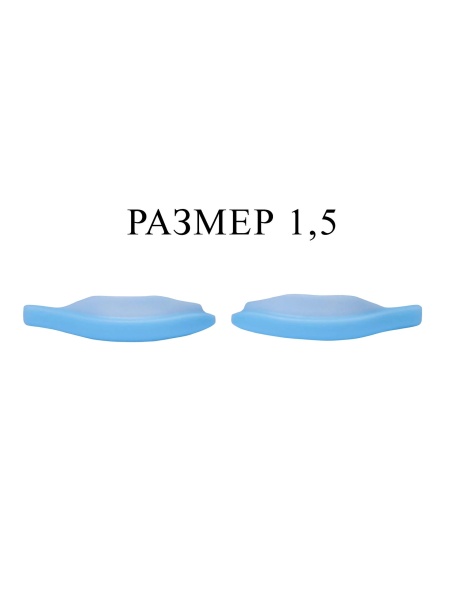 KATYA_VINOG мягкие валики для ламинирования  небесно-голубые, размер №1,5