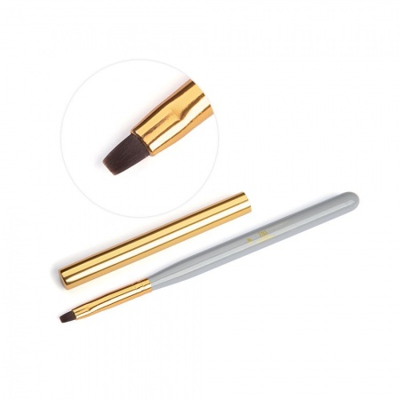 Кисть квадратная с колпачком TNL Gray №02