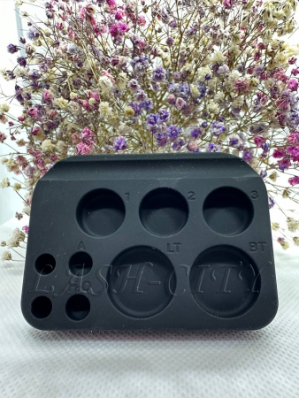 Lash-City палитра для ламинирования ресниц, черная