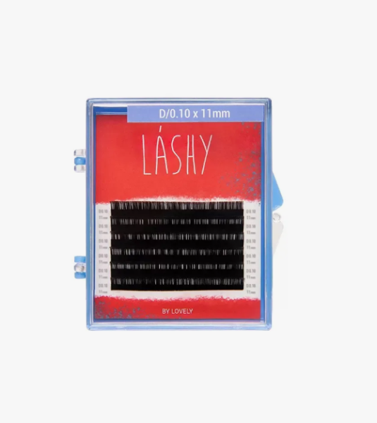 Ресницы чёрные LASHY - 6 линий - MIX