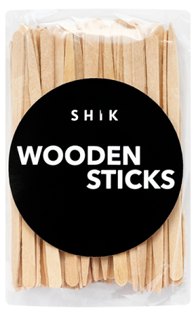 Шпатели деревянные SHIK, для нанесения воска Wooden sticks