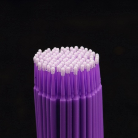 Микробраши темно-фиолетовые, 1,5 мм, 100 шт.