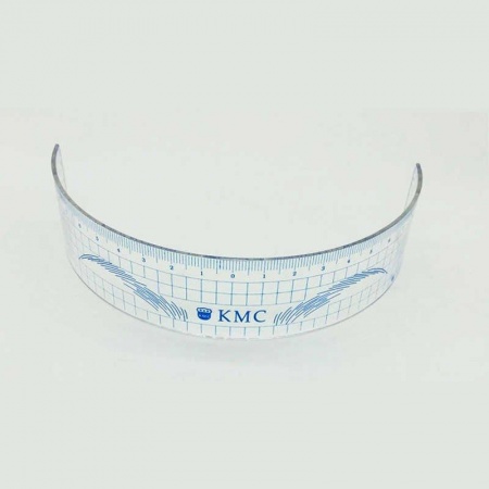 Линейка для бровей  KMC, цвет синий