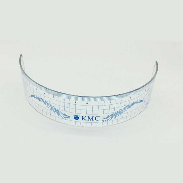 Линейка для бровей  KMC, цвет синий