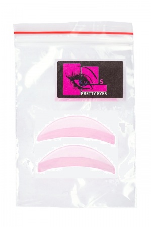 Валики для ламинирования ресниц Pretty Eyes, размер S розовые