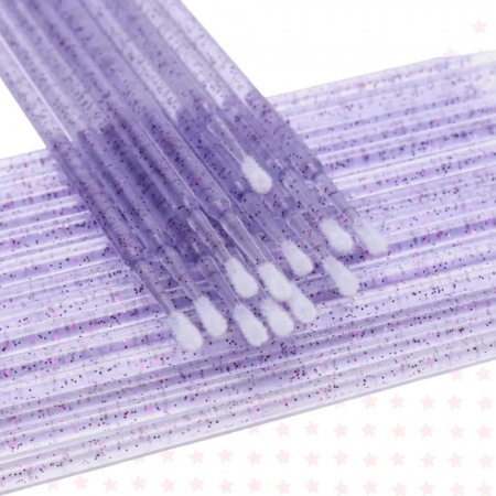 Микробраши акриловые 1.5мм фиолетовые, 100шт