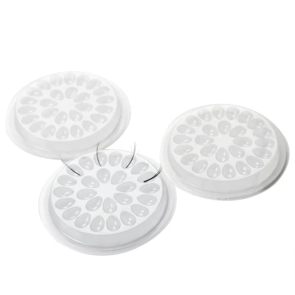 Палетка для смешивания клея с клейкой подложкой белая 25 лунок