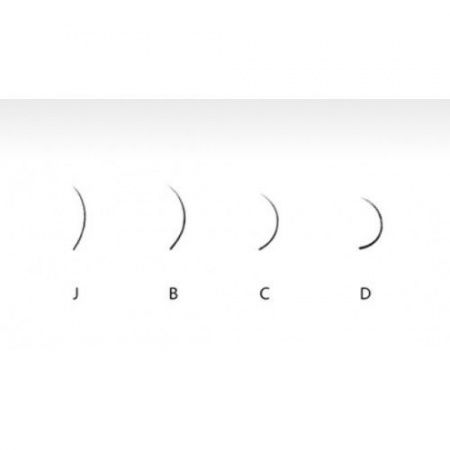 Ресницы черные Nagaraku (Отдельная длина)