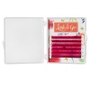 Цветные ресницы Lash&Go (микс) 6 линий (8-13mm, D, 0,07, розовые)