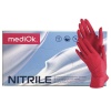 Перчатки mediOk нитриловые смотровые, Garnet цвет Красный, размер S