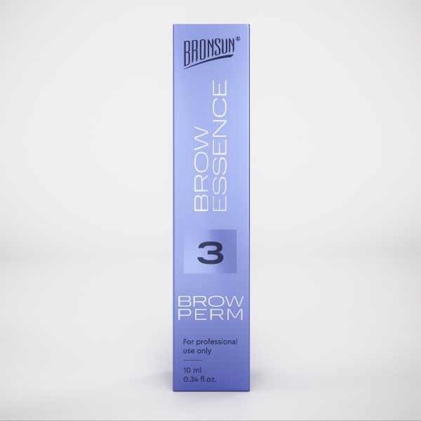 Состав №3 для долговременной укладки бровей BROW ESSENCE BRONSUN, 10мл