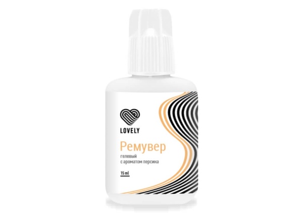 Ремувер гелевый Lovely с ароматом персика, 15г