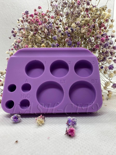 Lash-City палитра для ламинирования ресниц, фиолетовая