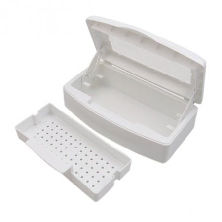 Бокс для стерилизации с окошком Soline Charms, белый